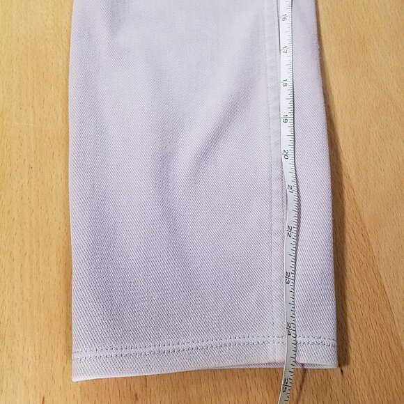 Spanx Women’s Light Pink Jean Leggings Size Large – Soft Stretch Denim Pre-Owned - Picture 7 of 16